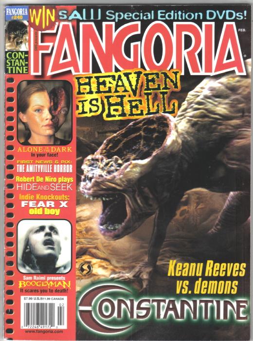 Fangoria Horror Magazine #240, Constantine 2005 VERY FINE.jpg