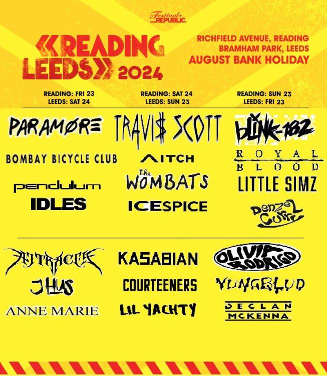 2024 Festival Page 31 Reading & Leeds Festivals eFestivals