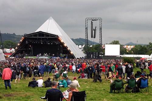 the Pyramid Stage