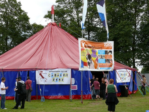 the eFestivals Cabaret Tent