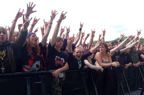 crowds at Download 2008