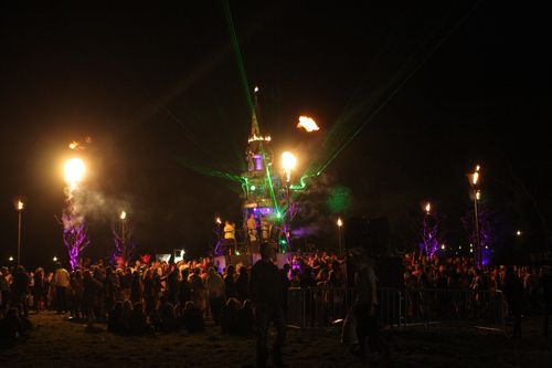 around the festival site (Afterburner)