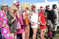 around the festival site (Ladies Day Beauty Pageant)