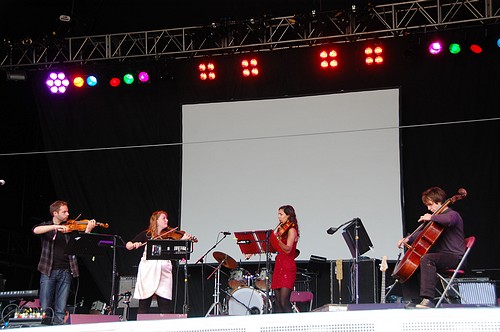 Solstice String Quartet @ Spirit Of 71 @ Glastonbury Festival 2011