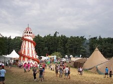 around the festival site (Friday)