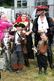 around the festival site (pirate competition winners)