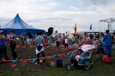 around the festival site (people)
