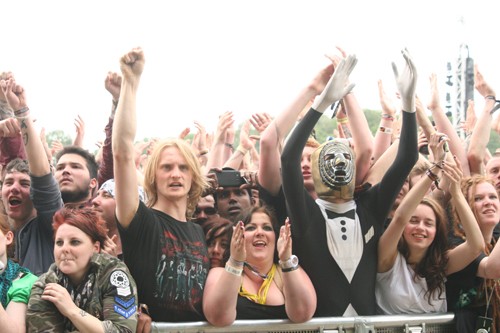in the crowd at Download 2013