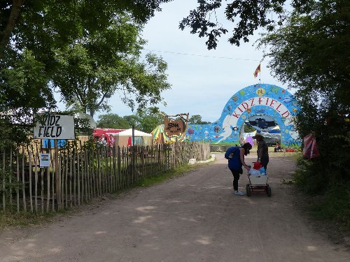 around the festival site (Kids Field)