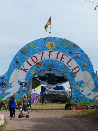 around the festival site (Kids Field)