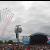 around the festival site (Red Arrows display)