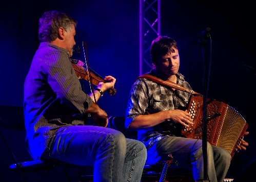 Chris Wood and Andy Cutting @ Sidmouth Folk Week 2014