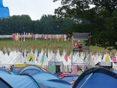 around the festival site (Camplight)