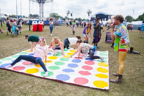 around the festival site: Isle of Wight Festival 2015