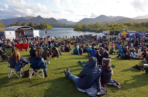 around the festival site: Keswick Mountain Festival 2015
