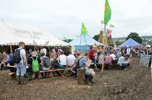 around the festival site: Glastonbury Festival 2016