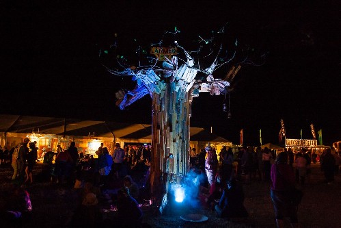 around the festival site: Larmer Tree Festival 2016