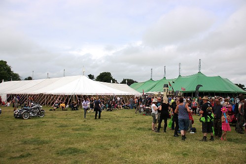 around the festival site