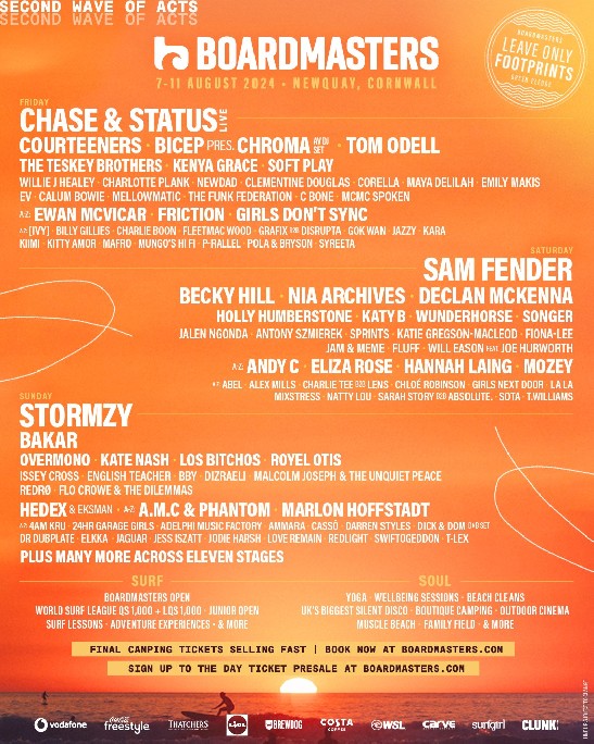 Boardmasters 2024 eFestivals