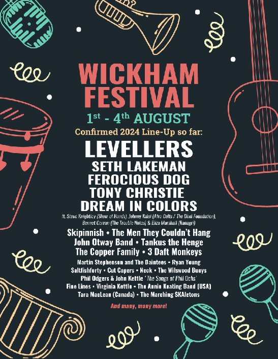 Wickham Festival 2024 eFestivals