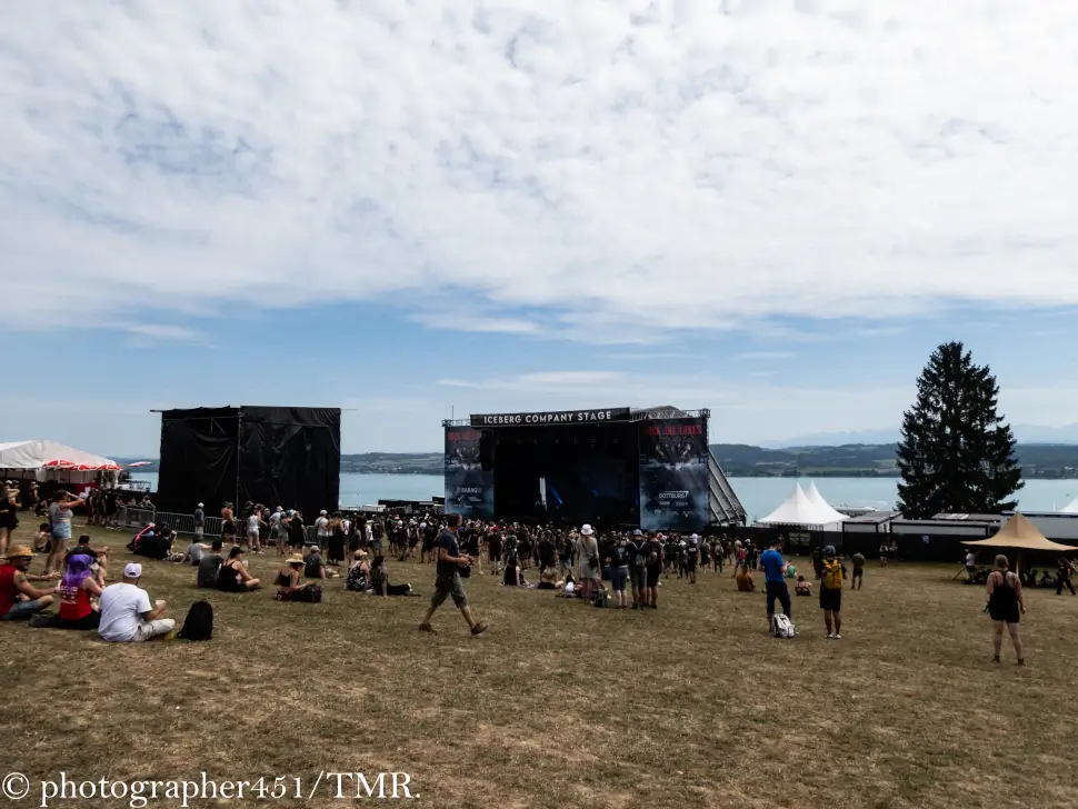 A view over the site at Rock The Lakes 2023