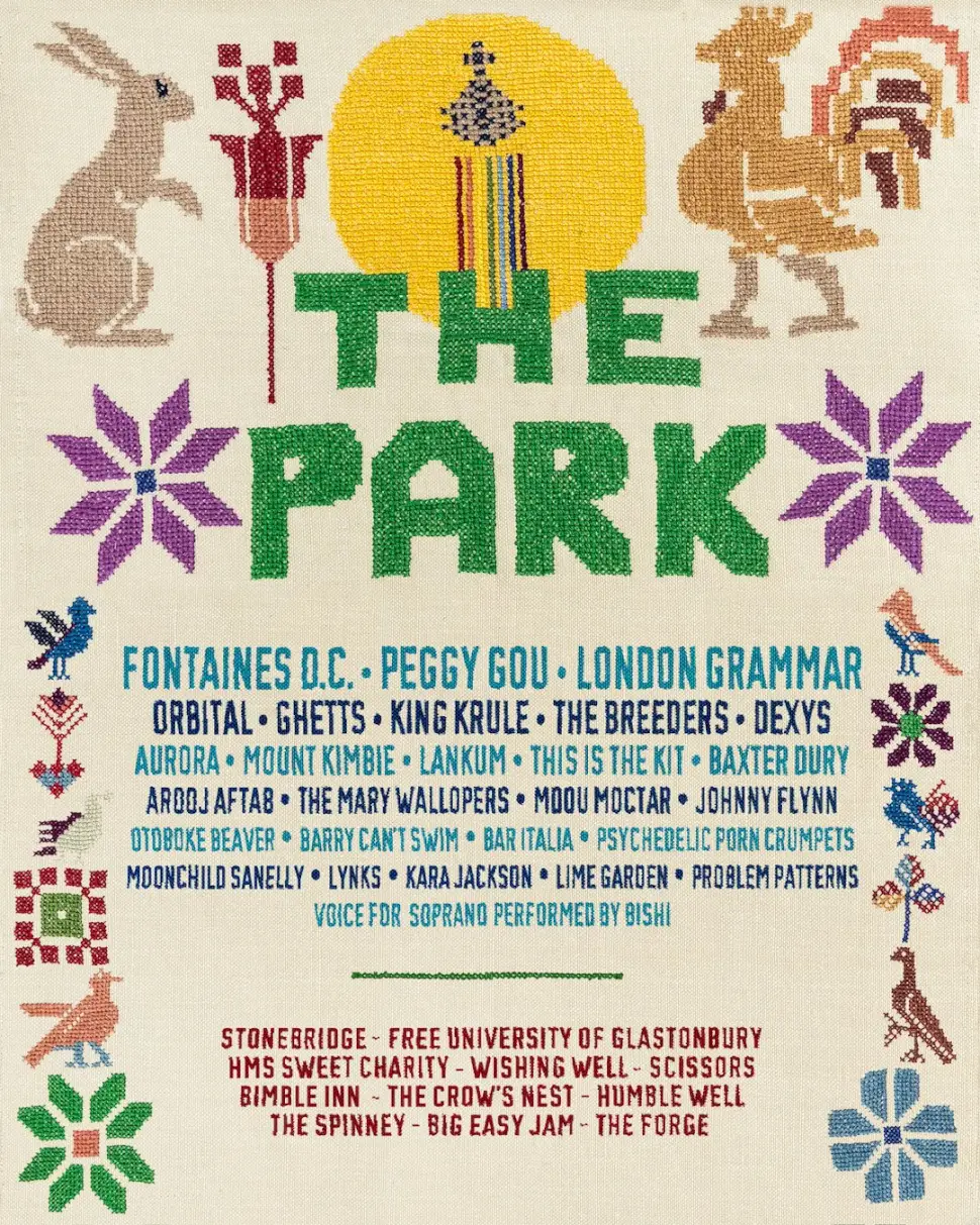 Glastonbury - The Park Lineup Posters 2024 - eFestivals